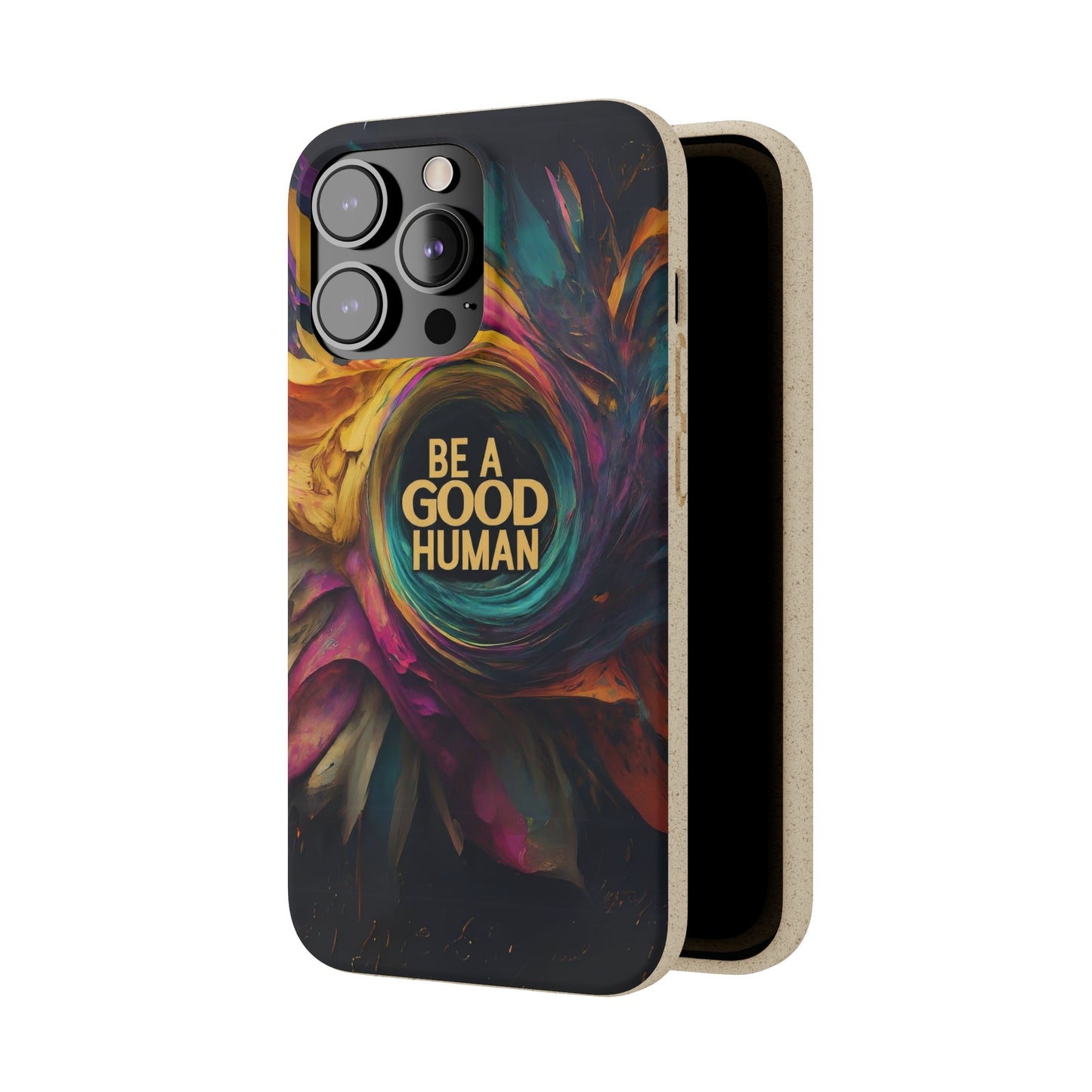 "Be A Good Human" Biodegradable Phone Case iphone 11 pro