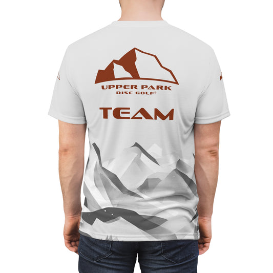 Team "Mountains & Trees Abstract" Unisex Microfiber Jersey - back