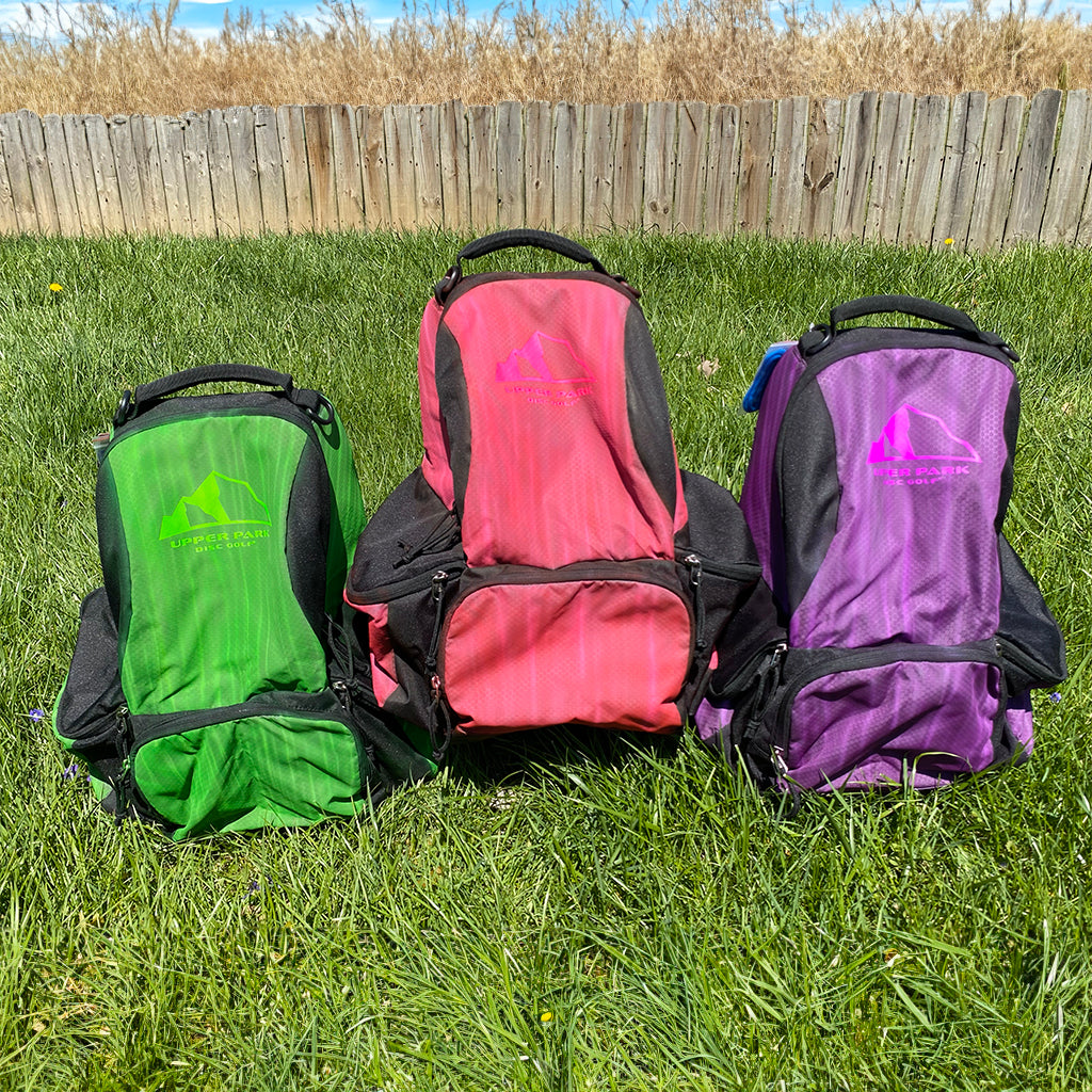 Neon disc golf bags