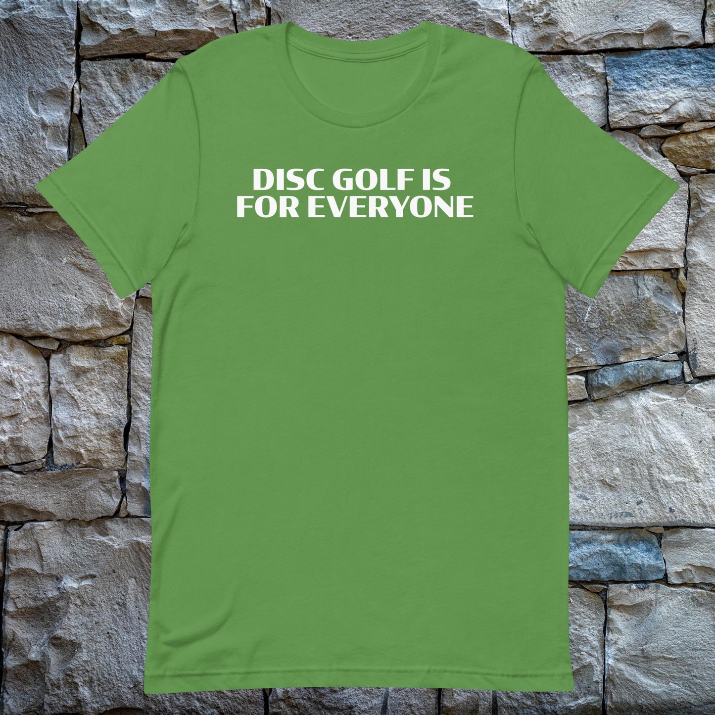 Disc Golf is for Everyone t-shirt - leaf