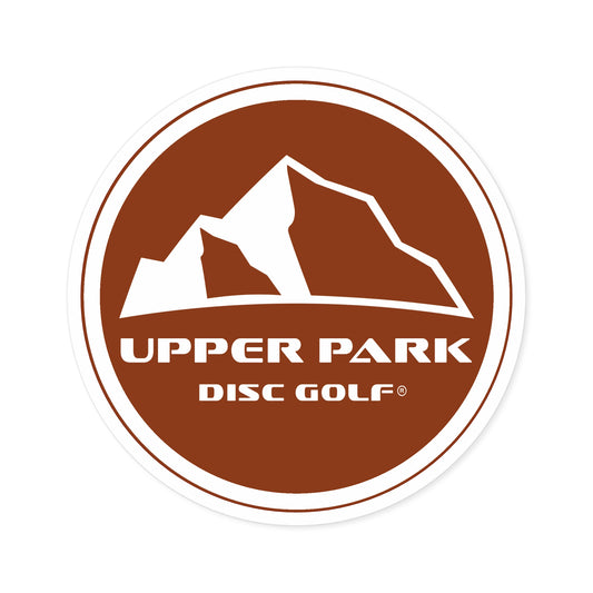 Upper Park Disc Golf Logo Sticker - Premium Vinyl