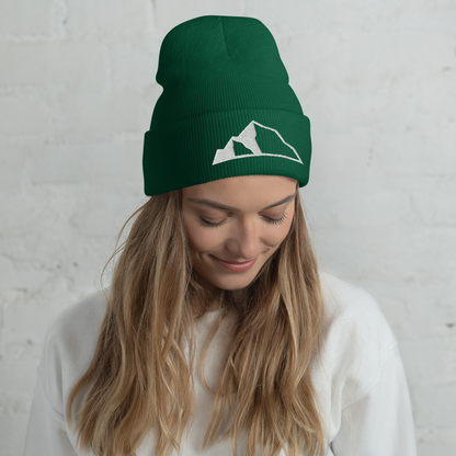 Upper Park Disc Golf®️ Cuffed Beanie green