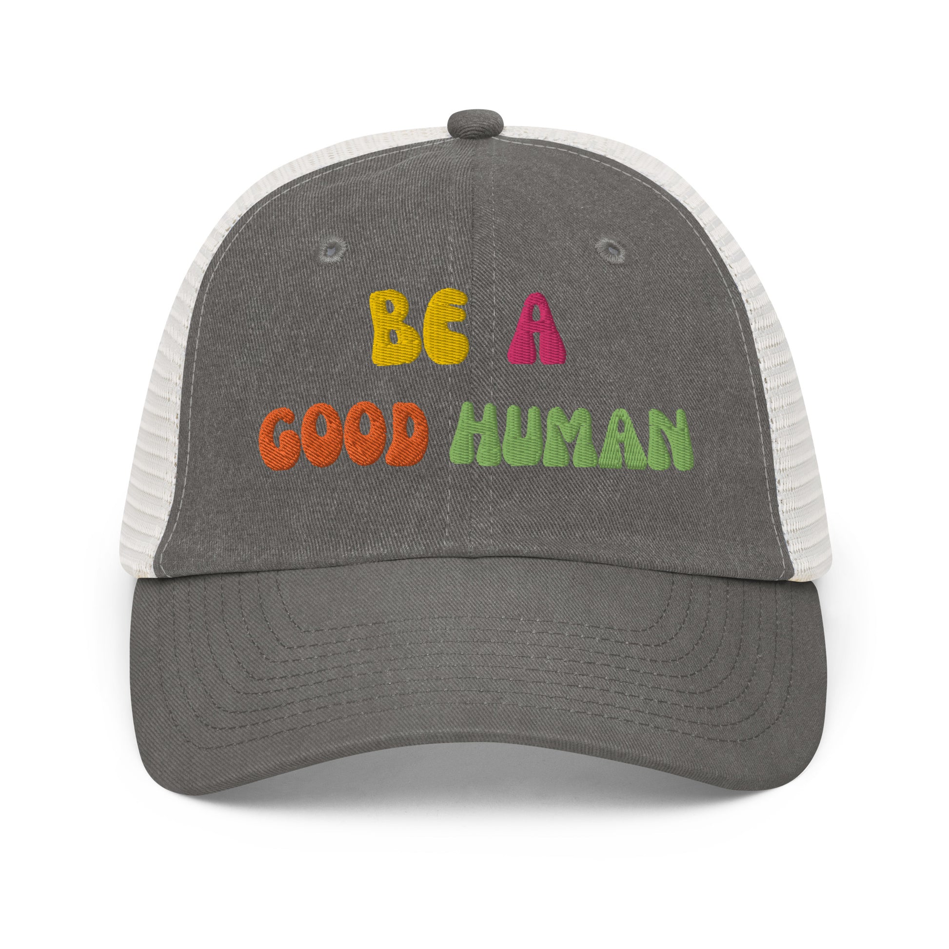 Be a good human hat - black/stone