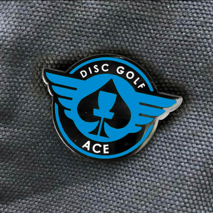 ACE Disc Golf Pin Success blue