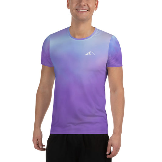 Purple Fade Athletic Jersey w logos front
