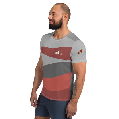 "Mountain Stripes" Athletic Jersey side
