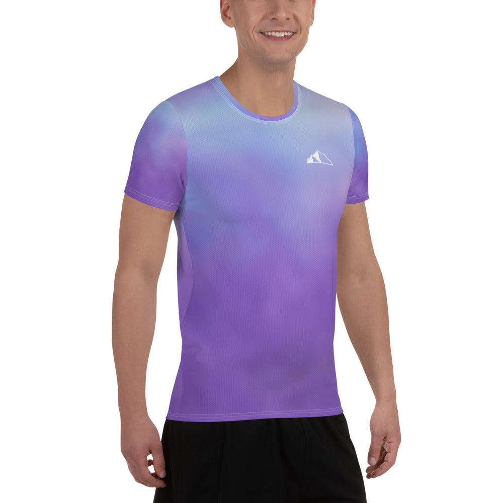 Purple Fade Athletic Jersey w logos side