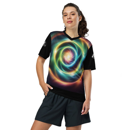 Vortex Recycled unisex sports jersey front 2