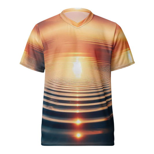 Aqua Reflect Recycled Unisex Sports Jersey front