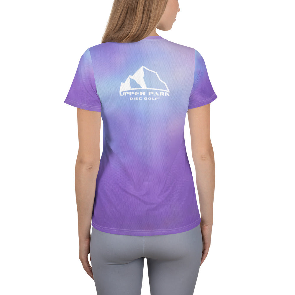 "Purple Fade" Women's Athletic Jersey back