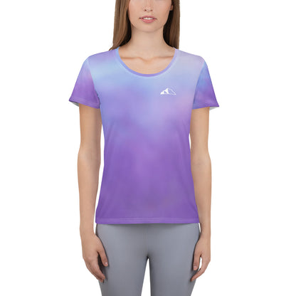 "Purple Fade" Women's Athletic Jersey front