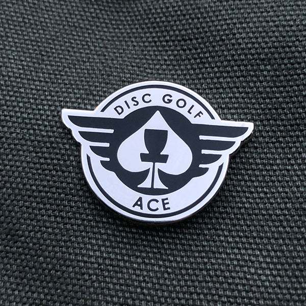 ACE Disc Golf Pin Success white