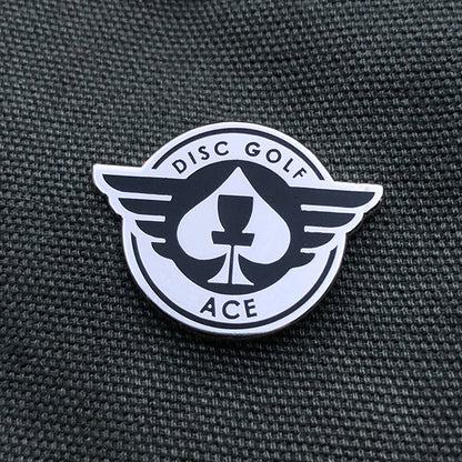 ACE Disc Golf Pin Success white