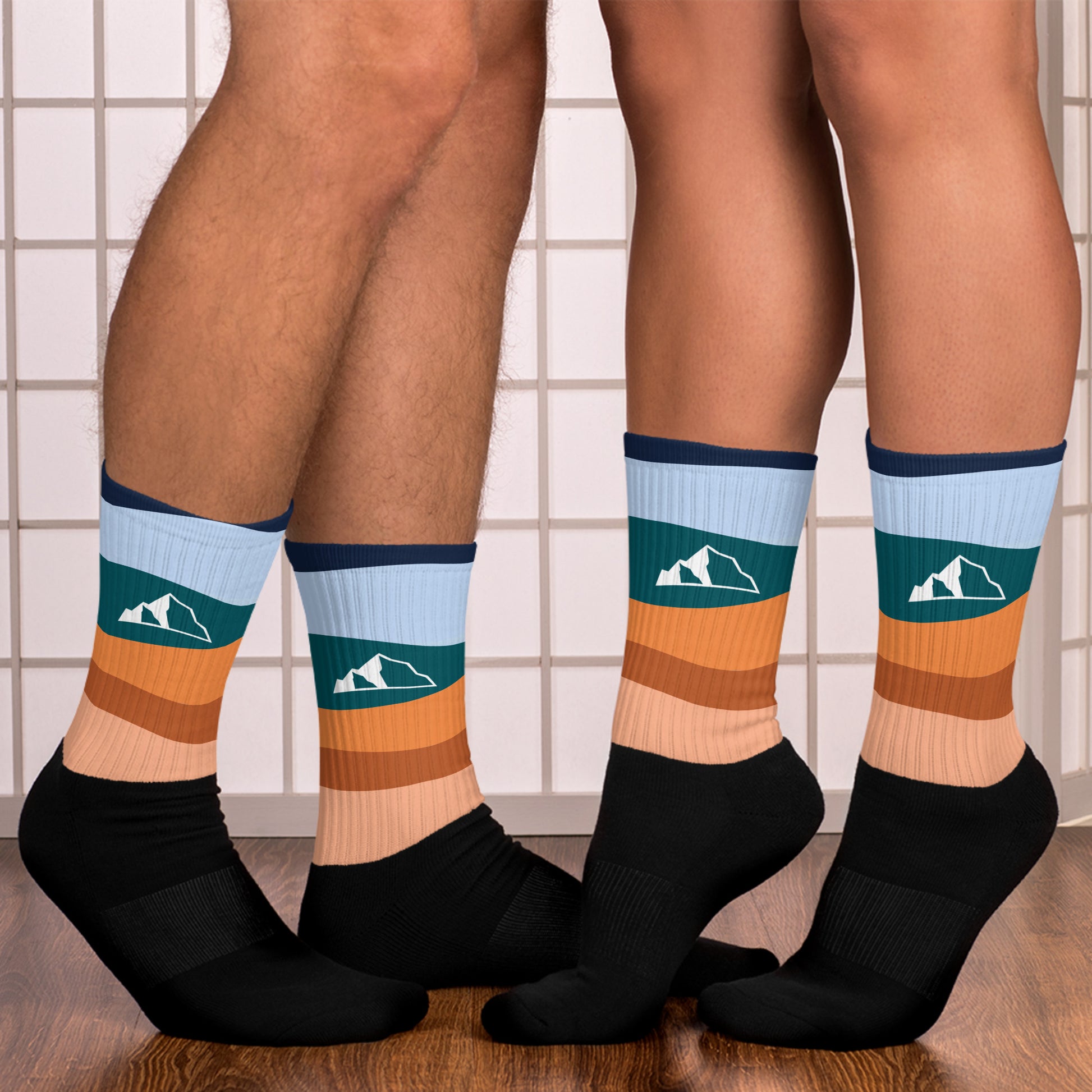 "Mountain Stripe" Socks