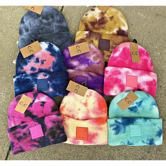 Tie Dye CC Beanies ( 8 colors) by Gabriel Clothing Company All colors