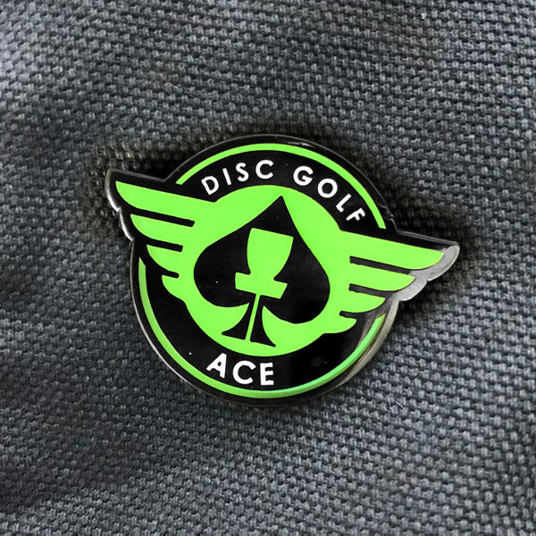ACE Disc Golf Pin Success green