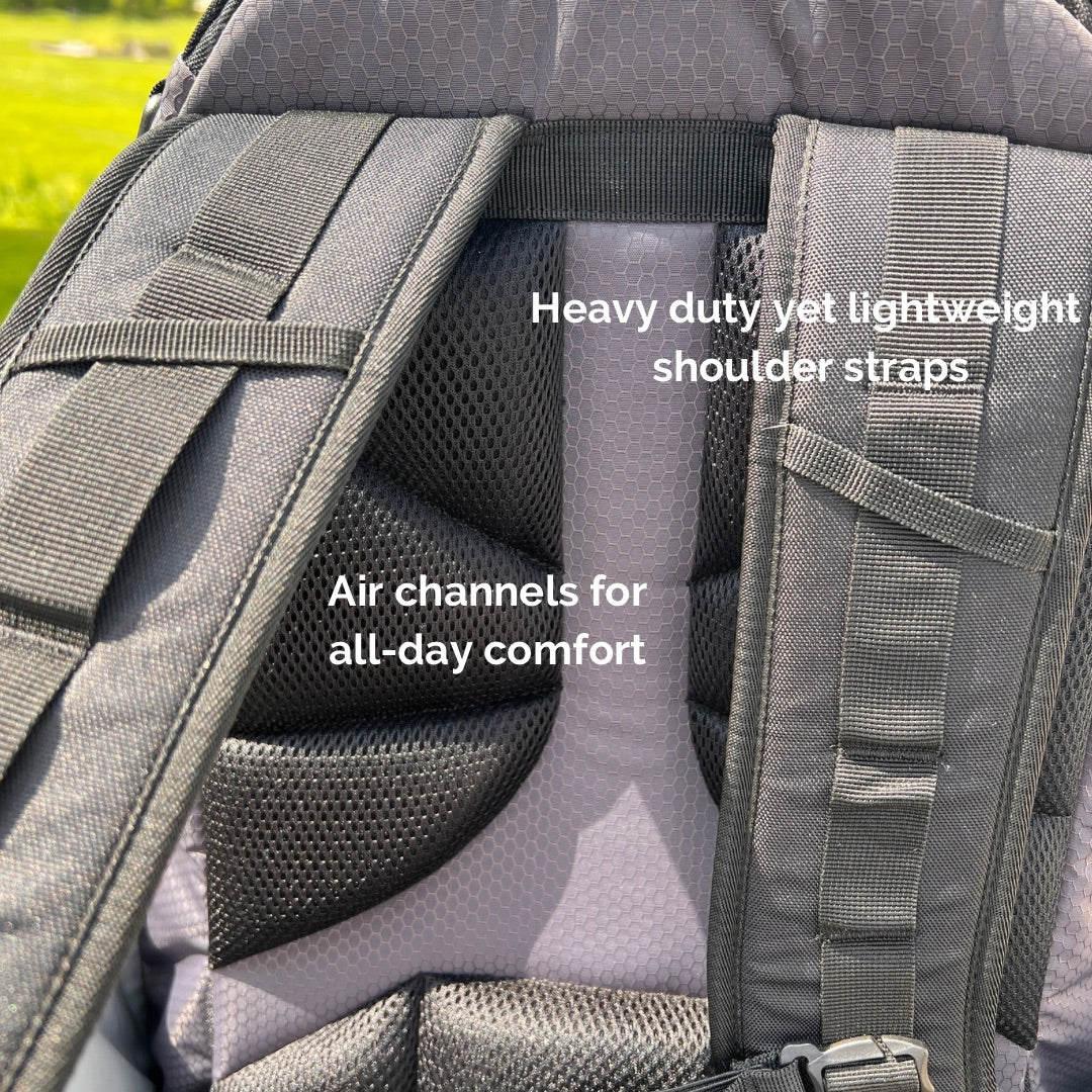 Rebel bag heavy duty, lightweight shoulder straps