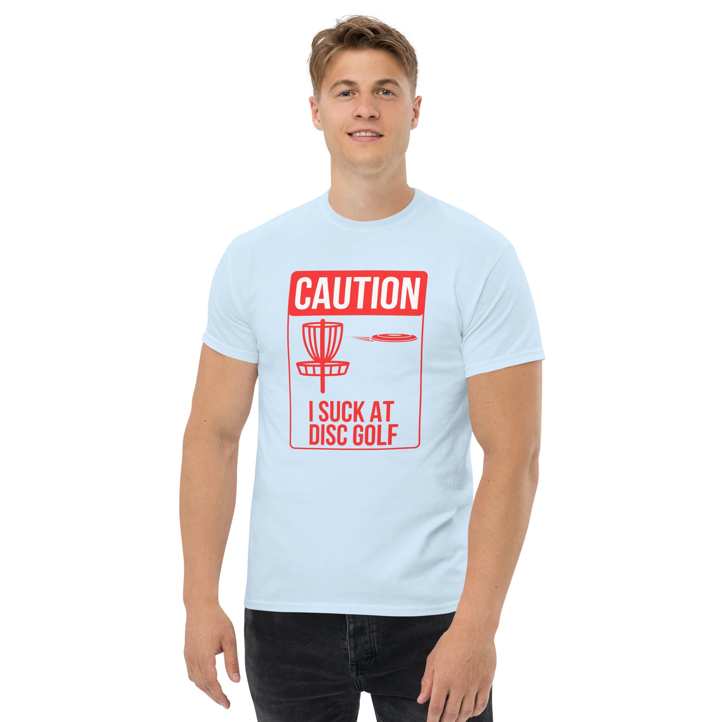 Disc golf shirt - lt blue