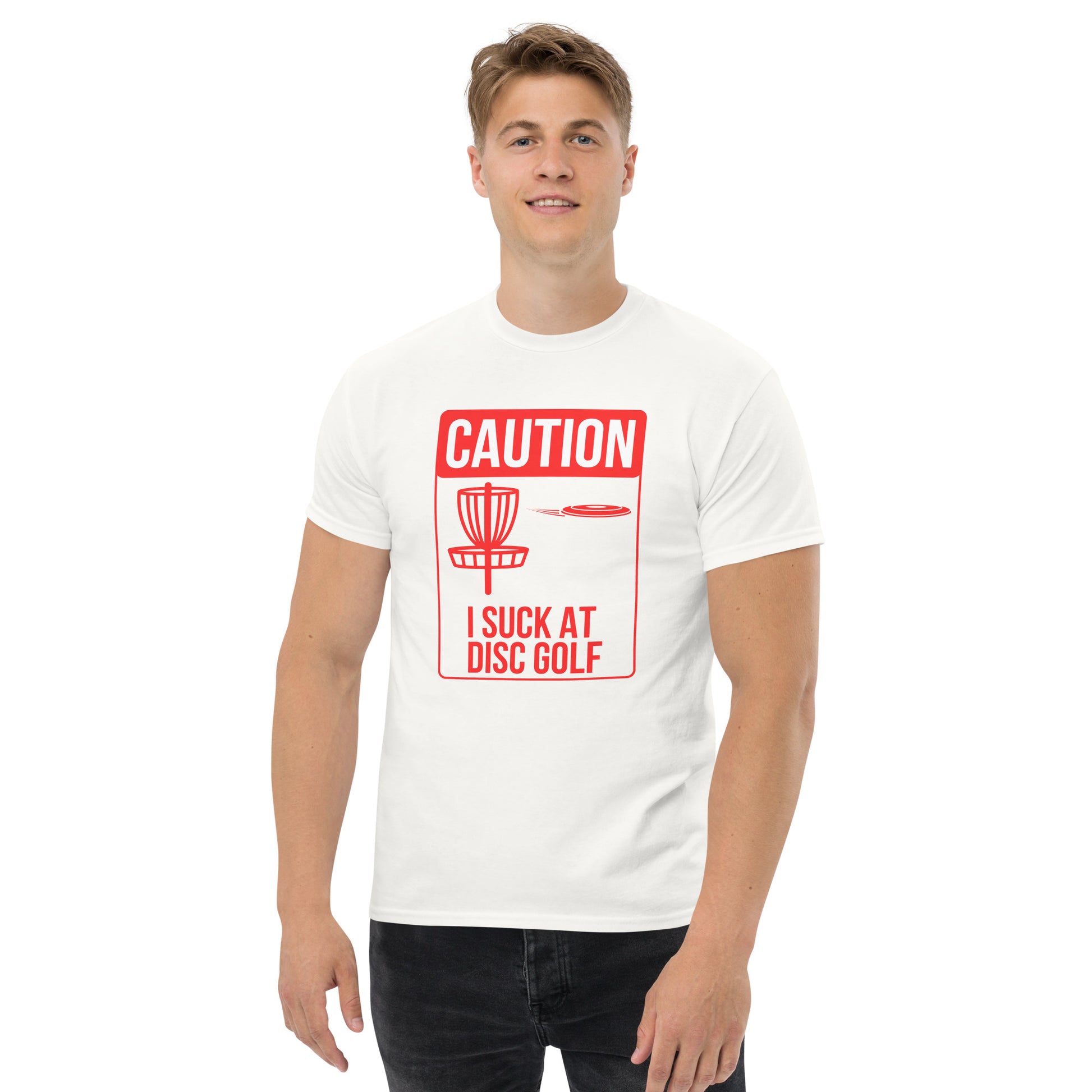 Disc Golf Shirt - caution