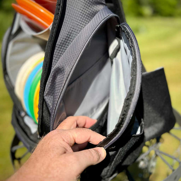 The Rebel Disc Golf Backpack Upper Park Disc Golf