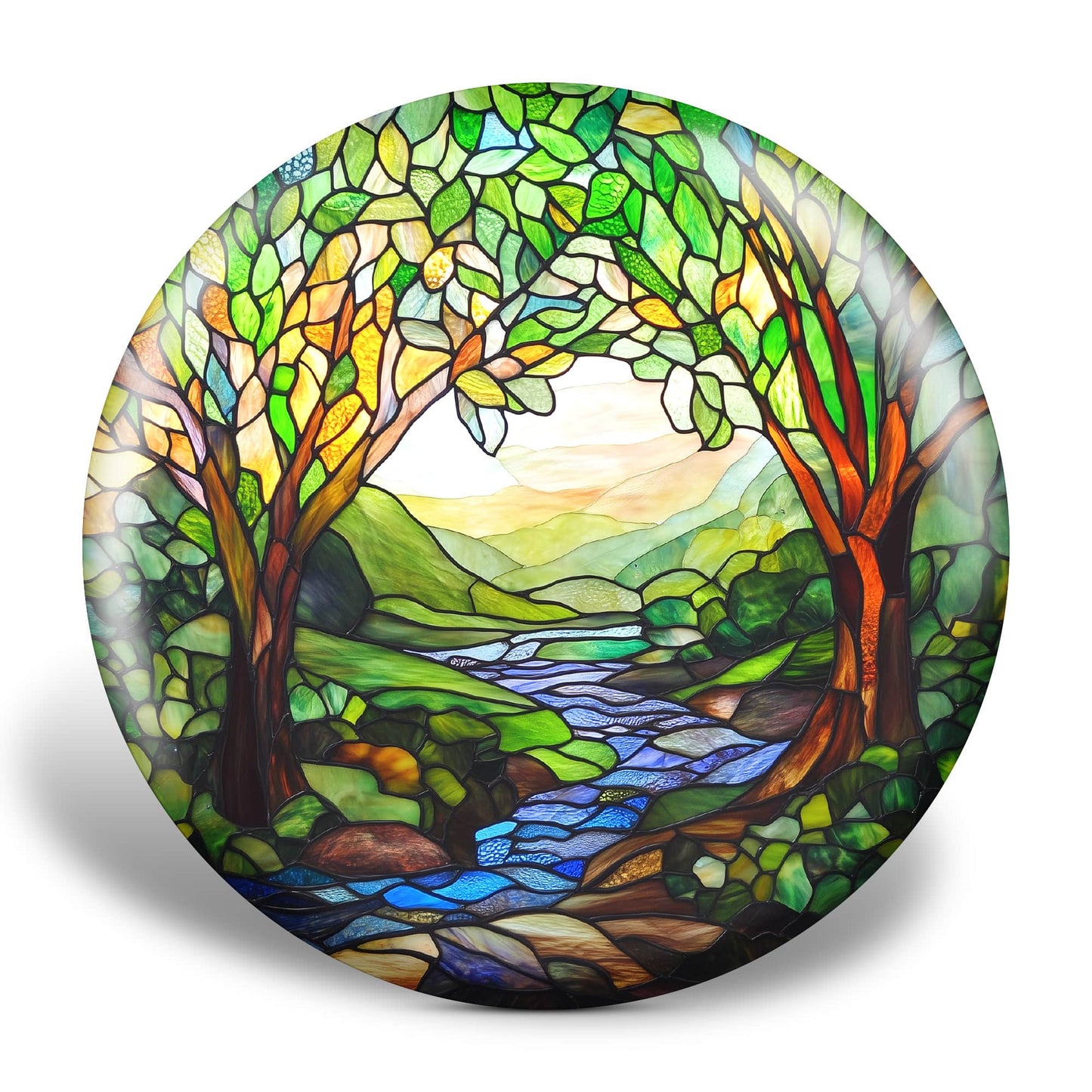 Stained Glass Disc