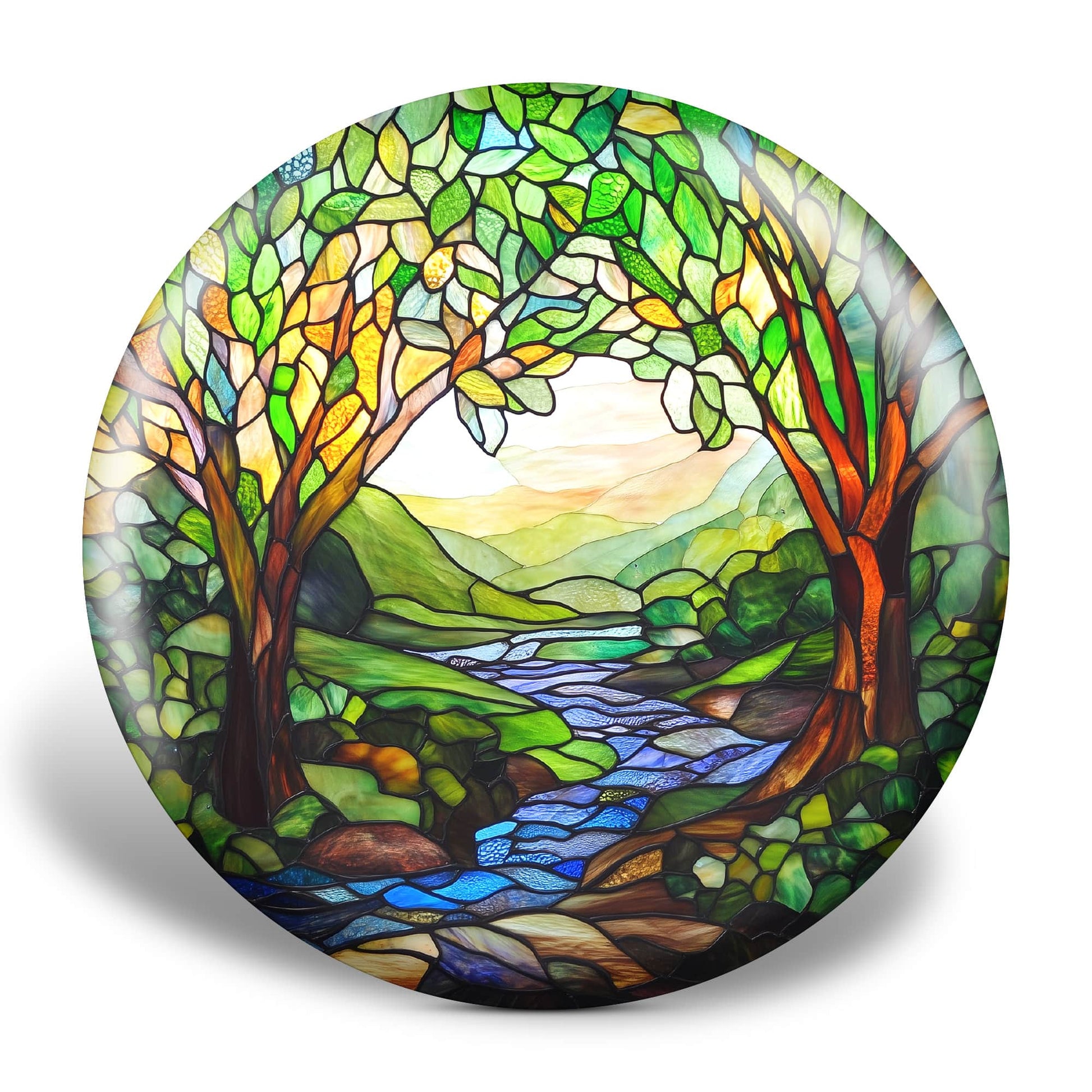 Stained Glass Disc