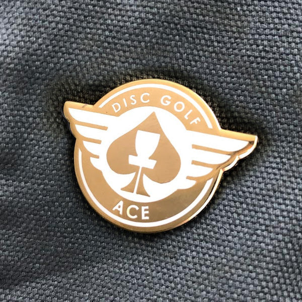 ACE Disc Golf Pin Success gold