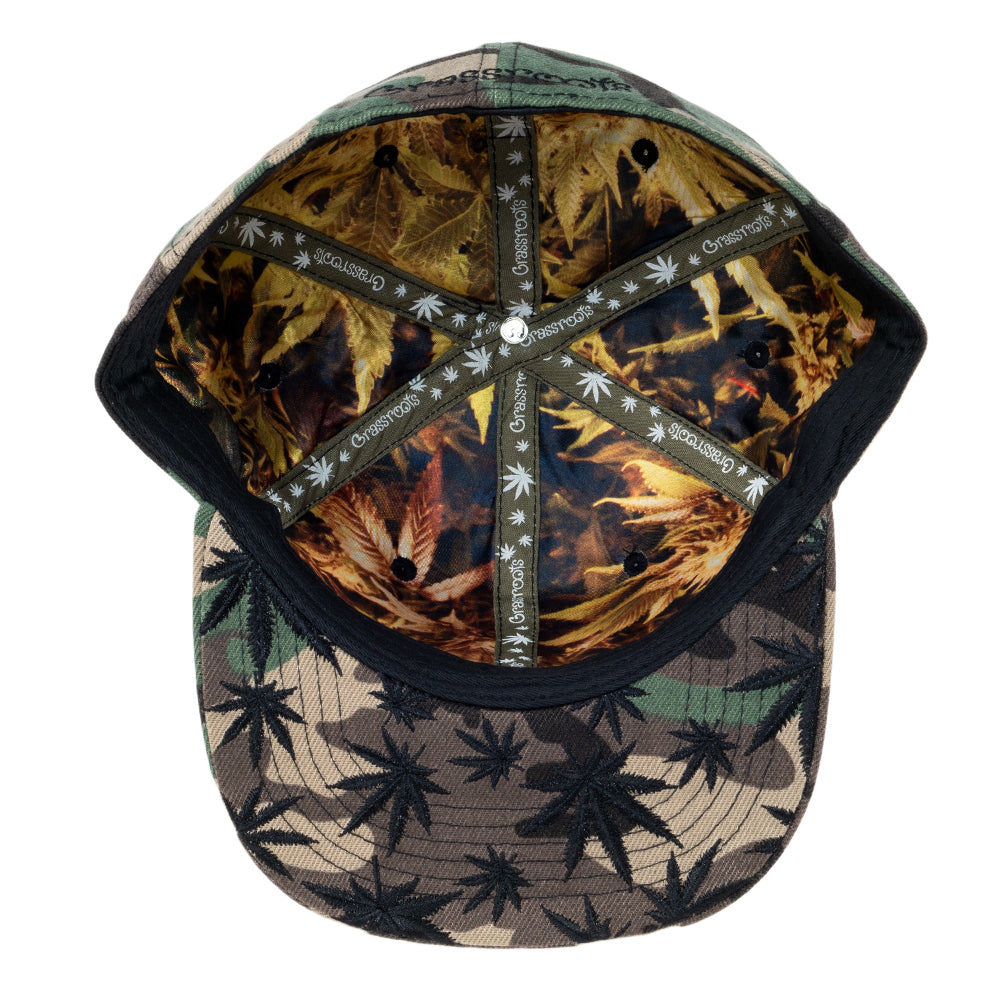 Puffy the Bear Camo Fitted Hat 