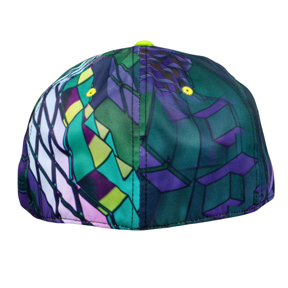 Grahampasteez Impossible Objects Purple Fitted Hat