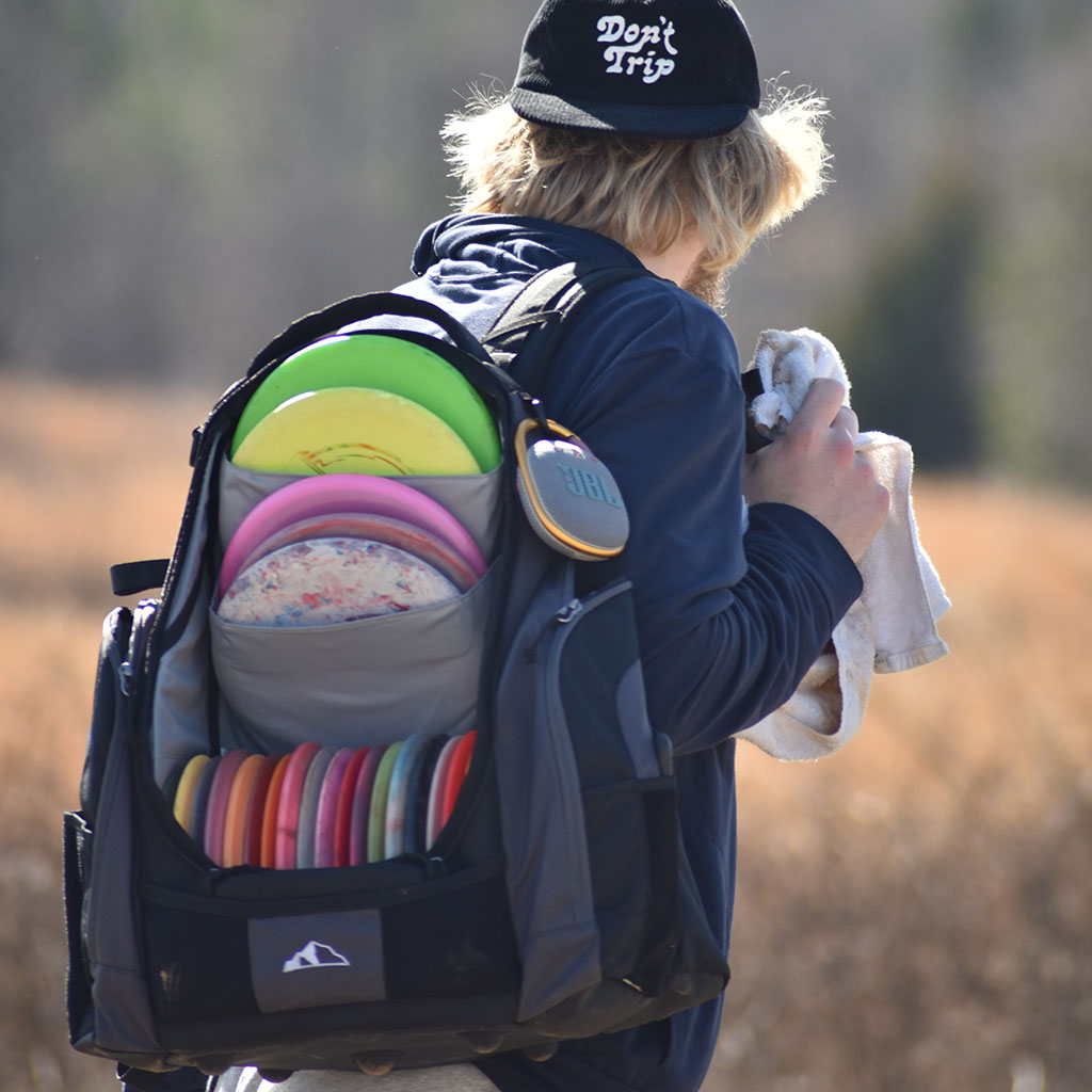The Rebel Disc Golf Backpack Upper Park Disc Golf