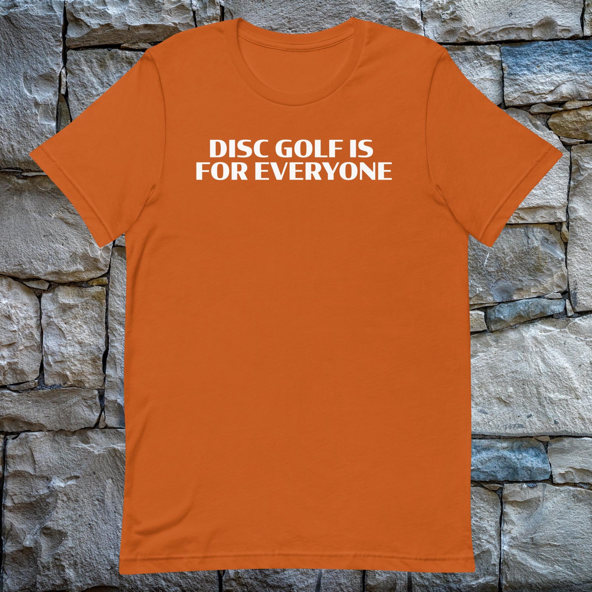 Disc Golf is for Everyone t-shirt - autumn